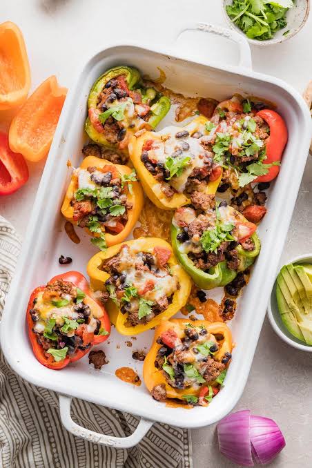 Easy taco stuffed peppers 