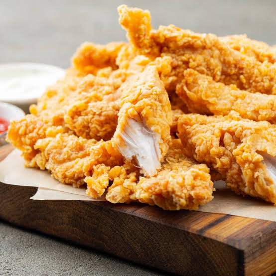 Crunchy Crispy Chicken Strips Ready in 30 minutes!
