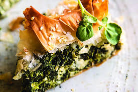 Spinach Feta quiche