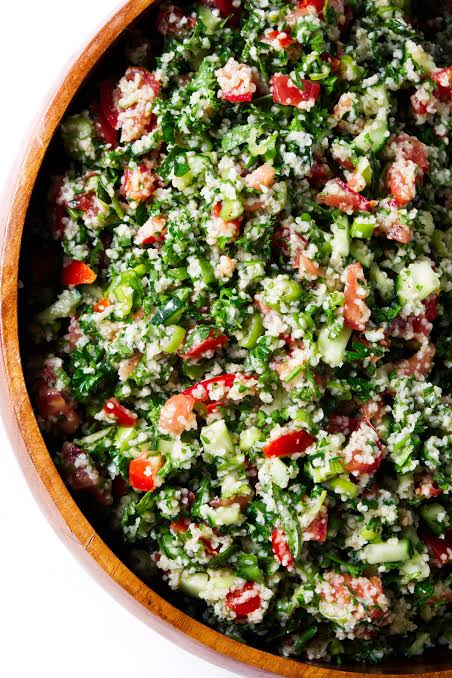 Tabbouleh salad, fresh salad, made ahead salad for picnics or as a side dish, healthy tabbouleh 