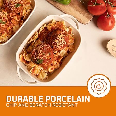 Oven baking dish for pasta or braised beef