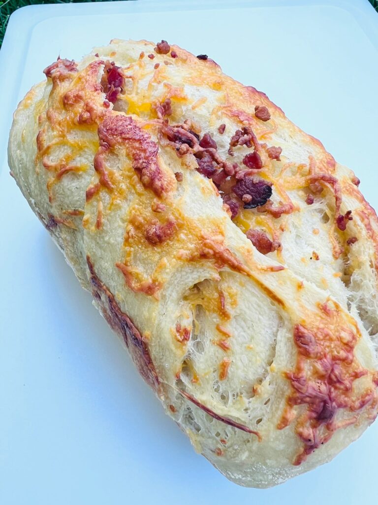 Bacon and cheese sourdough bread recipe