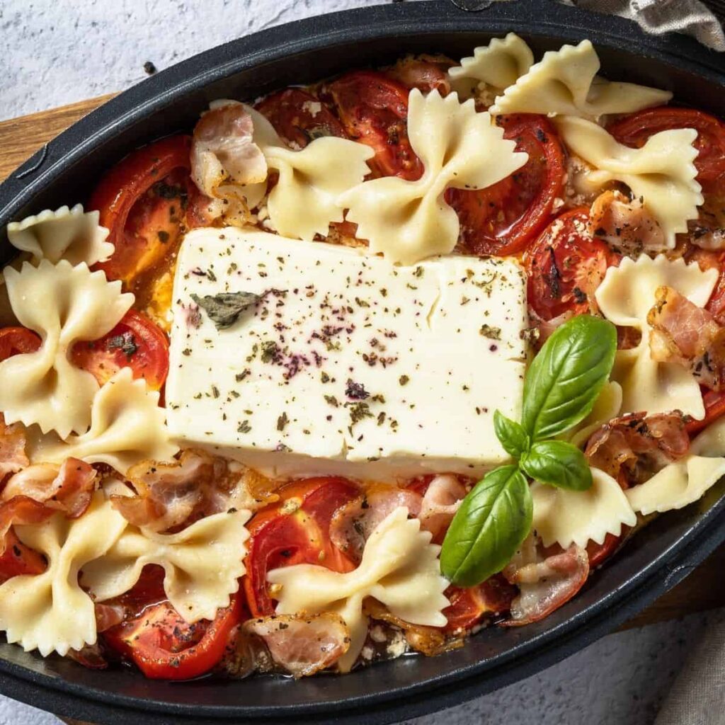 Easy baked feta pasta homemade healthy dinners