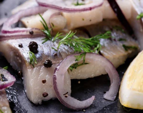 The smoked Herring fish 