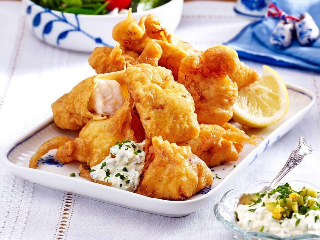 Kibbeling, a fish dish of Amsterdam 
