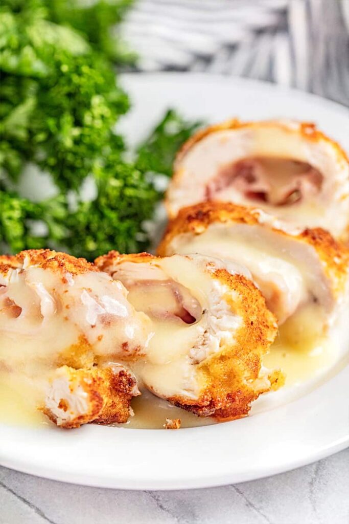 Homemade chicken gordon Bleu recipe 