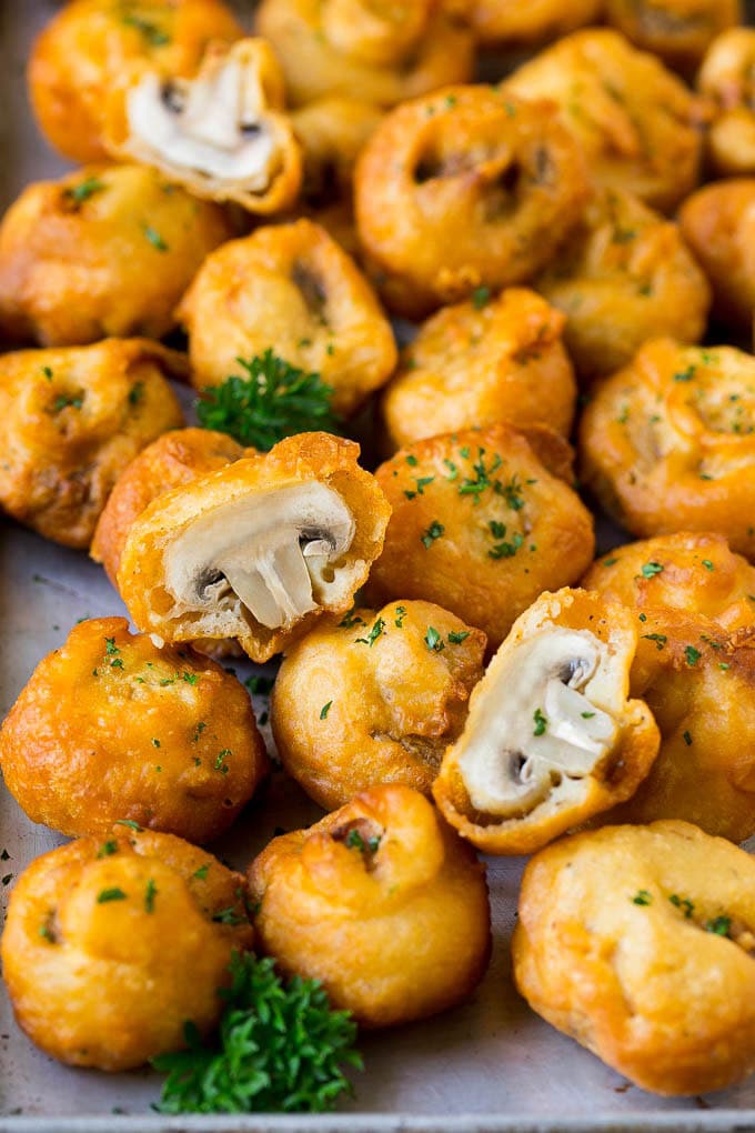 Easy crumbed mushrooms recipe 