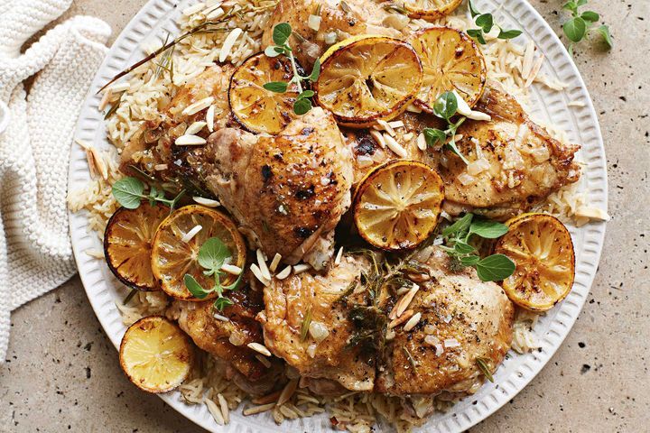 Homemade lemon and herb chicken recipe 