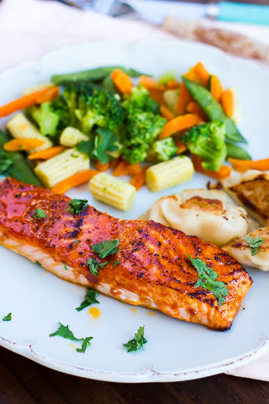 Korean Gochujang Salmon 