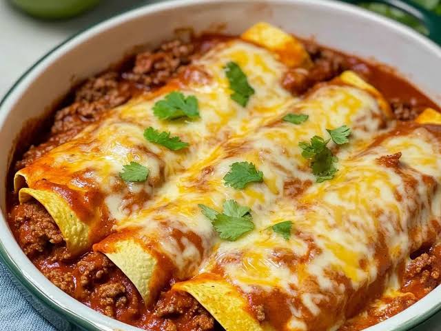 Delicious cheesy beef enchiladas recipe you must try! 
