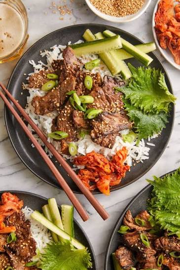 Easy Korean Beef Bowl with Rice 