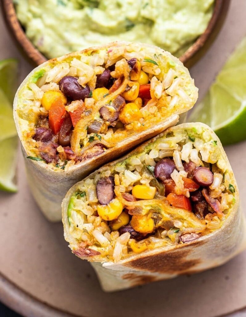 Homemade red beans burrito recipe 