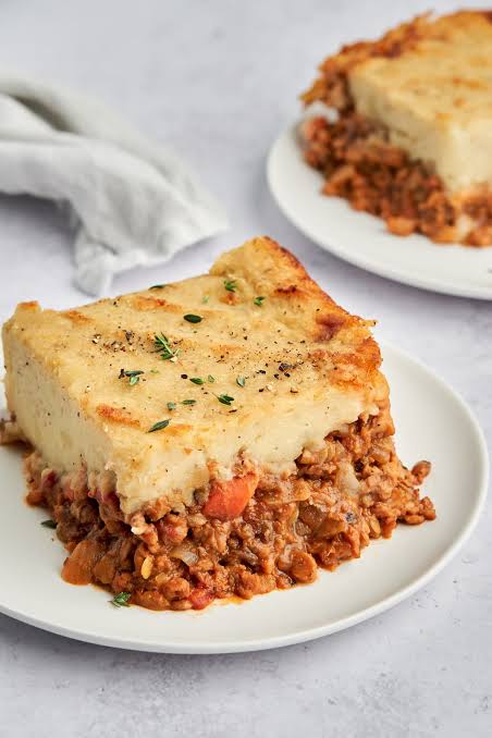 Vegan Shepherd's pie 