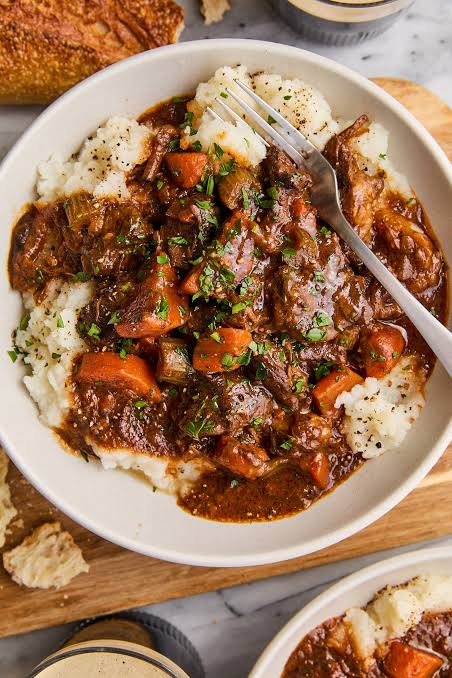 Beef and Guinness stew 