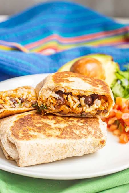 Easy homemade red beans burrito recipe ready in 20 Minutes. 
