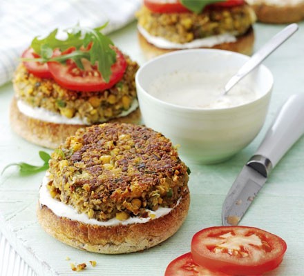 Easy chickpea burgers recipe 