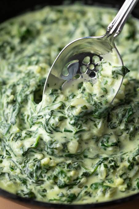 creamy spinach recipe