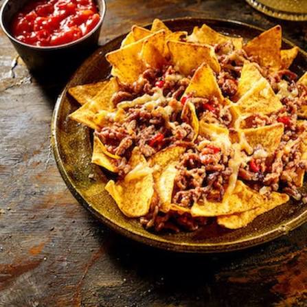 Easy beef nachos 