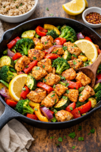 Healthy Chicken and Vegetables Skillet